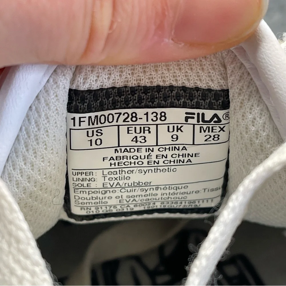 Fila Original Fitness X WWE Sasha Banks Shoes Size 10 Men’s